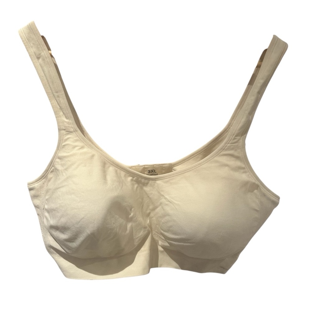 TrueKind Daily Comfort Wireless Bra Cream Size 3X
